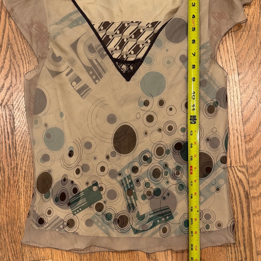 Max Studio Abstract Patterned Blouse - Picture 9 of 13